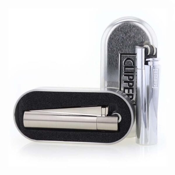 Clipper Metall Feuerzeug - Silver