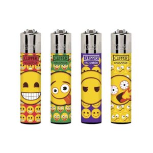 Clipper Feuerzeuge Large - Crazy emoji