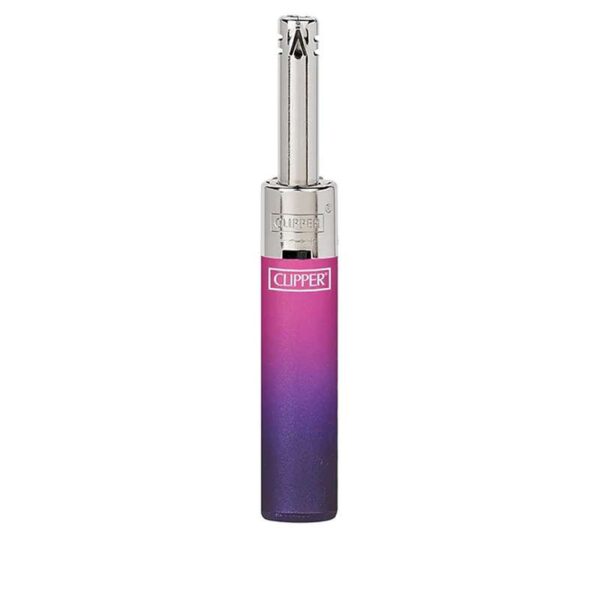 Clipper Feuerzeuge Mini Tube - Metallic Gradient 1 Lila/Violett