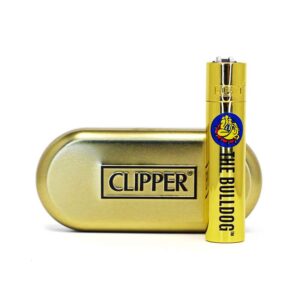 Clipper Metall Feuerzeug - The Bulldog Gold