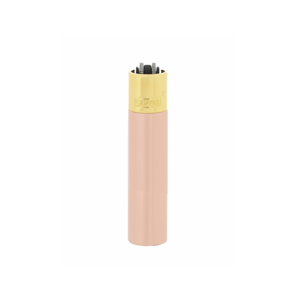 Clipper Metall Feuerzeug - Gold Marble - Rose