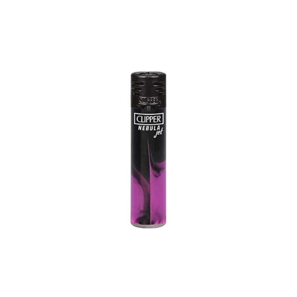Clipper Feuerzeuge Jet Flame Large - Dark Nebula - Violett