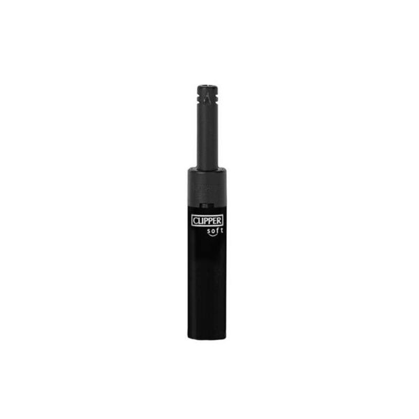 Clipper Feuerzeug Mini Tube - Soft Touch all Black