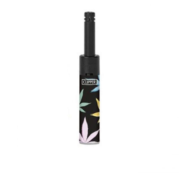Clipper Feuerzeuge Mini Tube - Fluo Weed 2/4