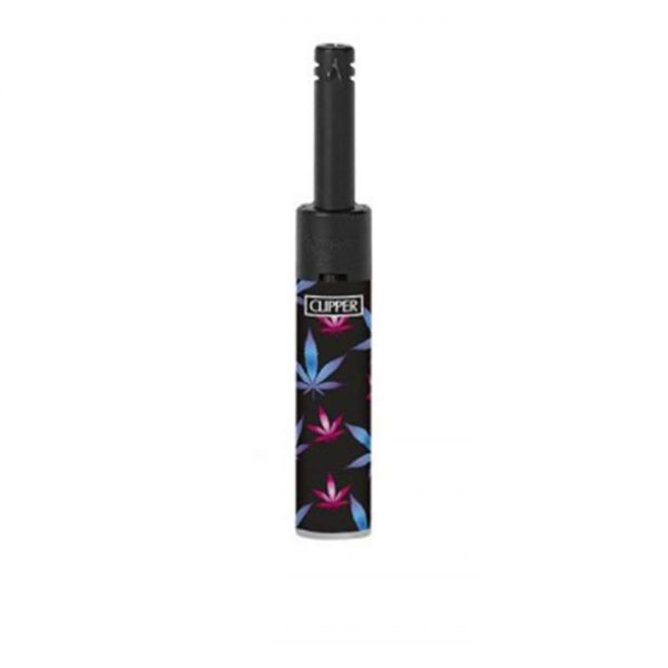 Clipper Feuerzeuge Mini Tube - Fluo Weed 4/4