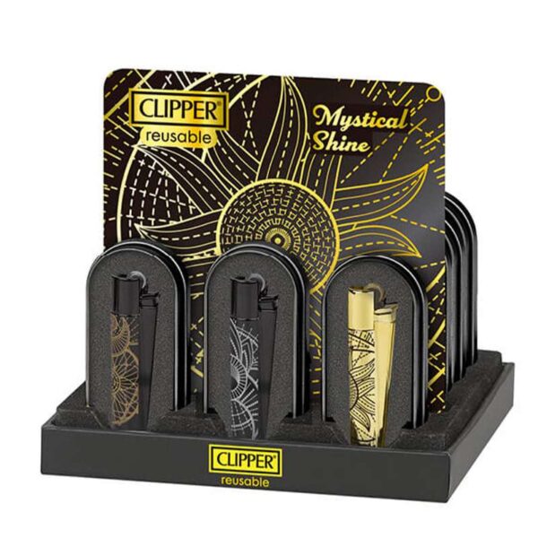 Clipper Metall Feuerzeug - Mystical Shine Kupfer