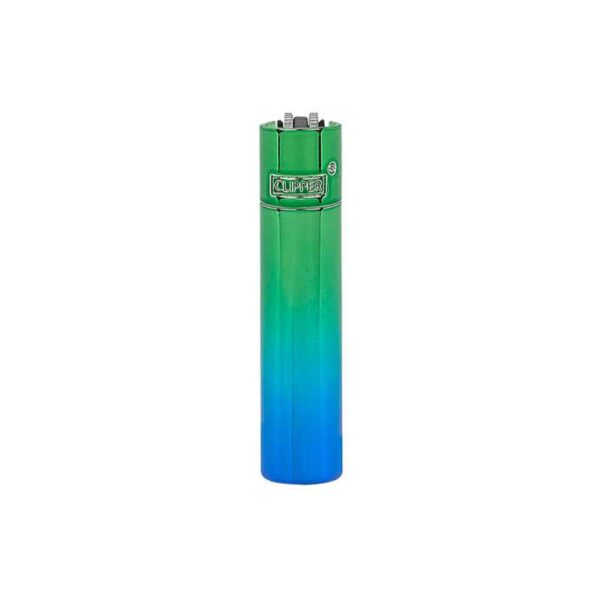 Clipper Metall Feuerzeug - Peacok glänzent