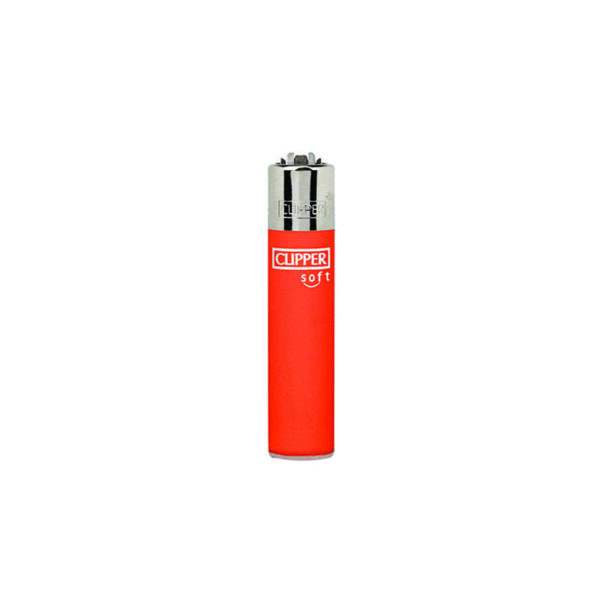 Clipper Feuerzeug Micro - Soft Touch - Orange