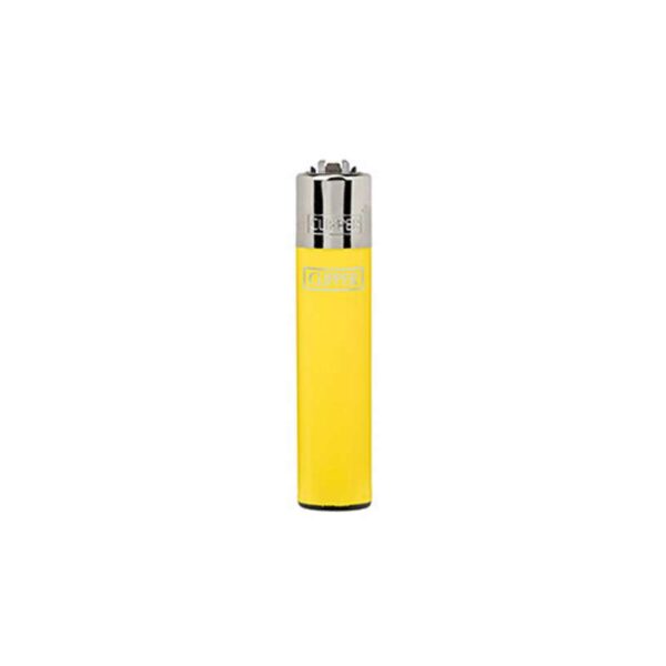 Clipper Feuerzeug Large - Solid Branded - Gelb