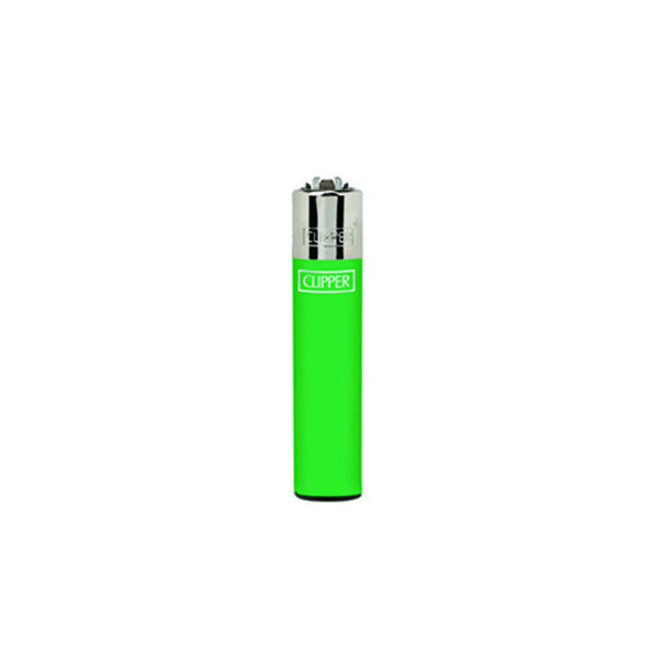 Clipper Feuerzeug Micro - Solid Branded - Grün