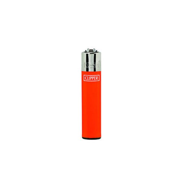 Clipper Feuerzeug Micro - Solid Branded - Orange