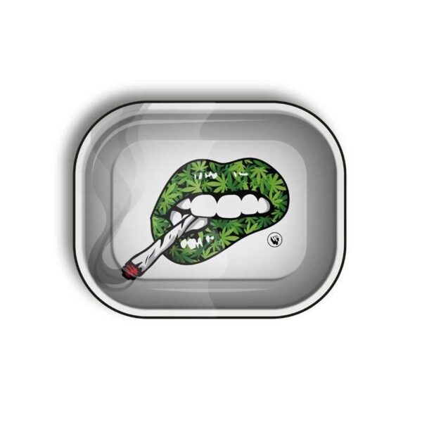 Drehunterlage/Rolling Tray - 420 Lips - Mini