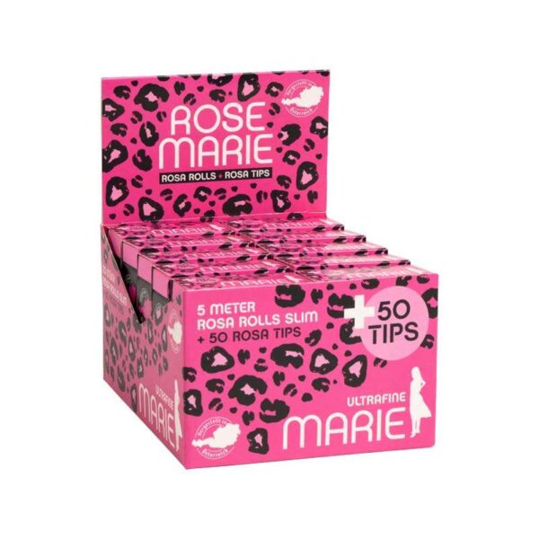 Marie 5m Rolls Slim Pink + Tips disp.