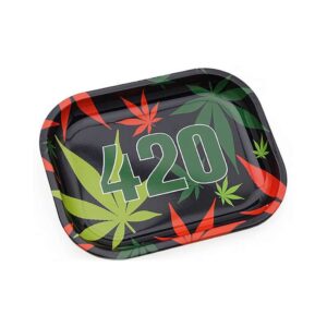 Drehunterlage/Rolling Tray - Black 420 - Mini