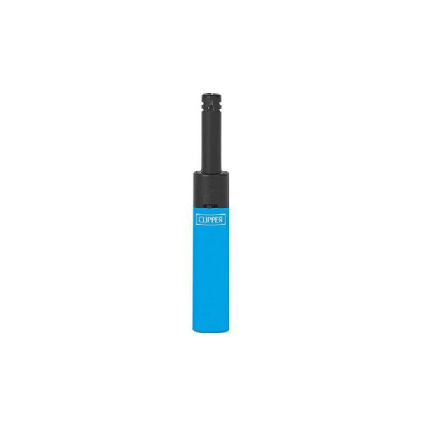 Clipper Feuerzeuge Mini Tube - Shiny Colors Blau