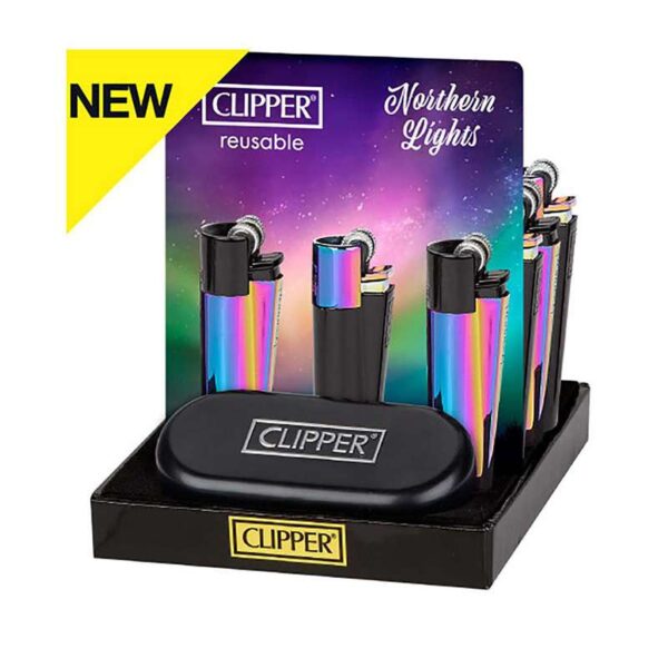 Clipper Metall Feuerzeug - Nothern Lights