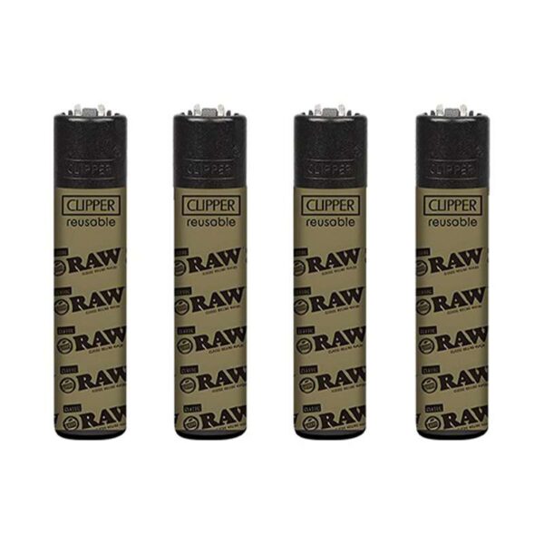 Clipper Feuerzeuge Large - RAW - Logo Black