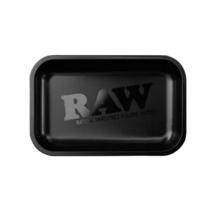 Drehunterlage/Rolling Tray - RAW Black Matte - Mittel