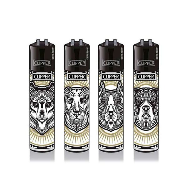 Clipper Feuerzeuge Large - Tattoo Dogs